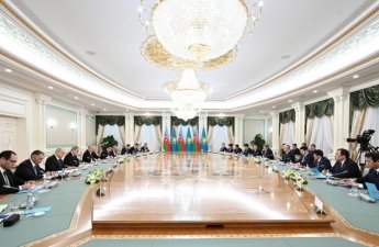 Astanada Azərbaycan-Qazaxıstan Ali Dövlətlərarası Şuranın ikinci iclası keçirildi - FOTO