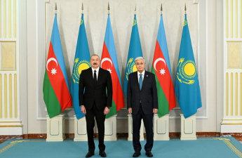 İlham Əliyev Qazaxıstan Prezidentini Azərbaycana səfərə dəvət edib