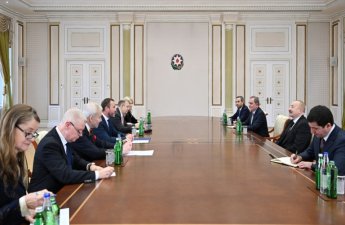 Президент Ильхам Алиев принял министра иностранных дел Эстонии