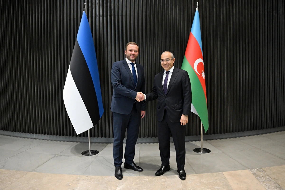 Estoniya ilə iqtisadi əlaqələrin inkişafı müzakirə olunub - FOTO