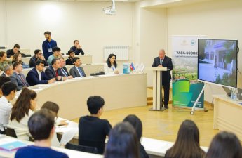 “Yaşıl şəbəkə: elmi innovasiya platforması” layihəsinin açılışı oldu - FOTOLAR