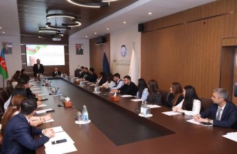BSU-da Qərbi Azərbaycan İcmasının Gənclər Şurasının üzvləri ilə seminar keçirilib - FOTO