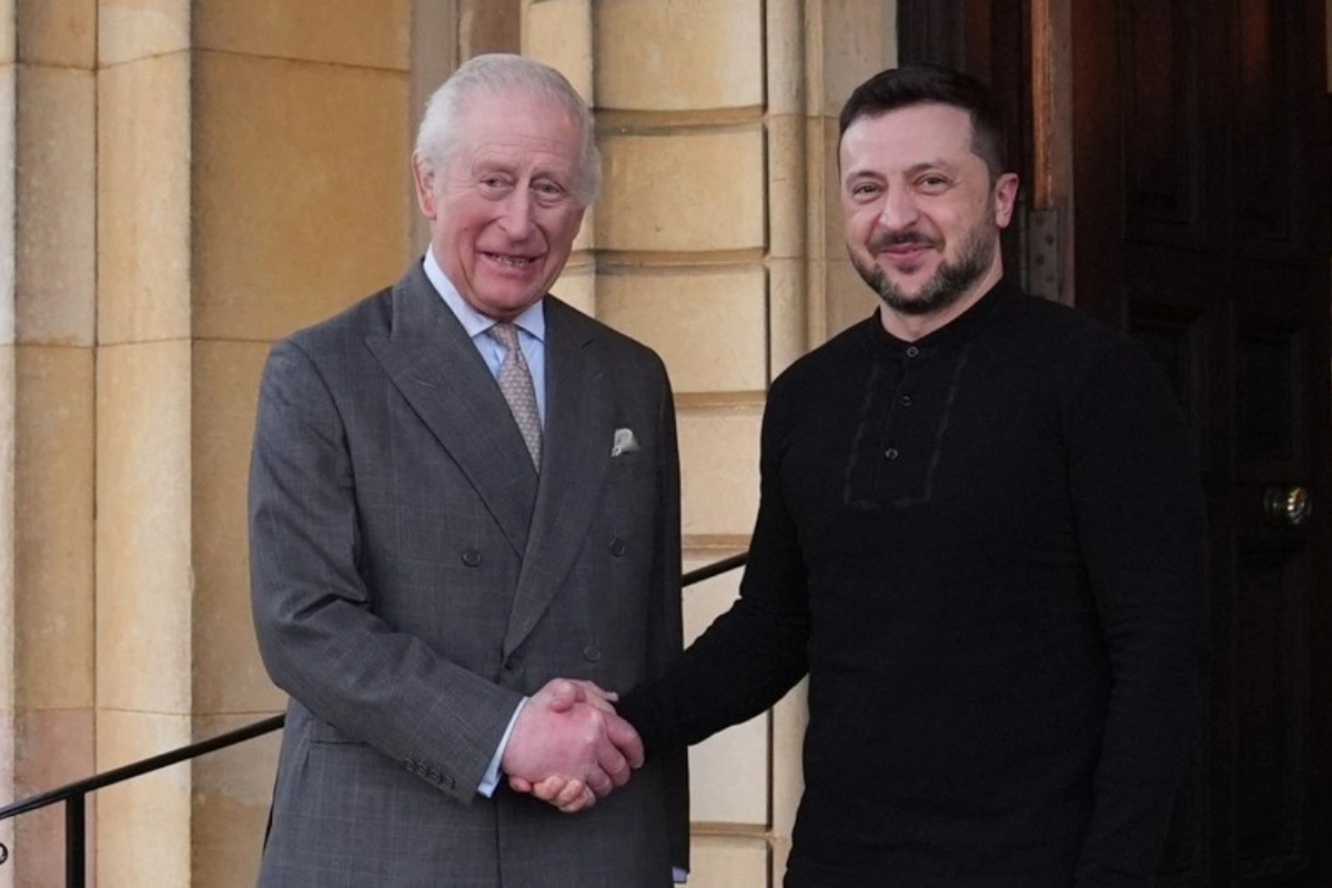 Зеленский рассказал королю Карлу ІІІ о ситуации в Украине
