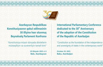 Milli Məclisdə beynəlxalq konfrans keçiriləcək