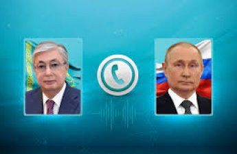 Путин и Токаев провели телефонный разговор