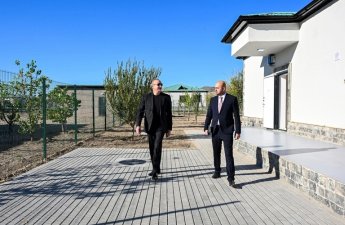 İlham Əliyev Ağalı kəndinin 2-ci mərhələsinin və Məmmədbəyli kəndinin açılışlarında iştirak etdi - FOTO