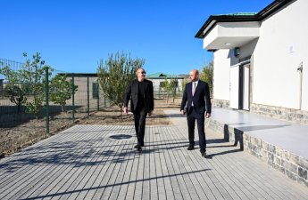 Президент Ильхам Алиев принял участие в открытии второго этапа села Агалы и села Мамедбейли в Зангилане-(ФОТО)