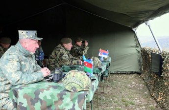 Проведены совместные тактические учения азербайджанских и сербских артиллеристов- (ВИДЕО)
