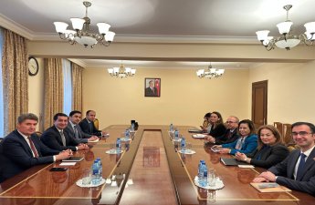 Замглавы МИД Турции встретилась с Хикметом Гаджиевым и Халафом Халафовым-ФОТО