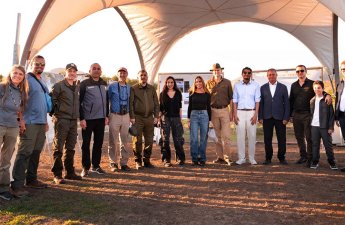 Leyla və Arzu Əliyevalar Axar-Baxar Milli Parkının açılış mərasimində - FOTOLAR