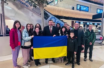 12 украинских детей прибыли в Азербайджан на реабилитацию