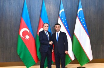 Ceyhun Bayramov Özbəkistanın xarici işlər naziri ilə görüşüb - YENİLƏNİB