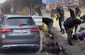 Toy karvanında atəş açan azərbaycanlılar tutuldu - VİDEO