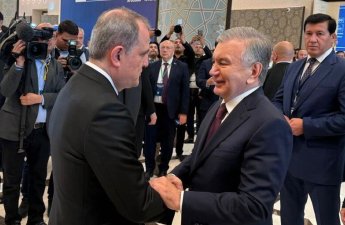 Байрамов встретился с Мирзиёевым в Самарканде