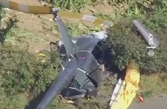 В результате крушения вертолета в Британии один человек погиб, трое ранены