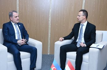 Ceyhun Bayramov macarıstanlı həmkarı ilə görüşdü - YENİLƏNİB + FOTO