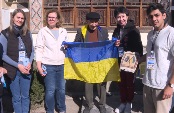 Украинские дети познакомились с городом Шеки