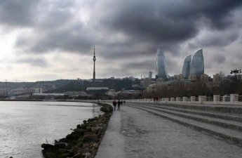 В воскресенье в Азербайджане временами будут дожди