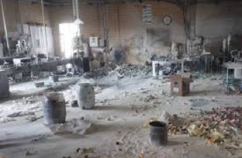 В Иране произошел пожар в цехе по заправке и продаже сжиженного газа