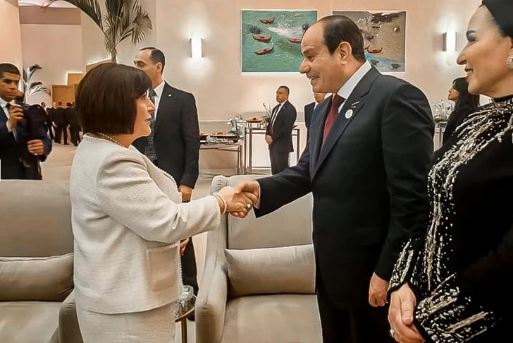 Сахиба Гафарова приняла участие в церемонии открытия Большого Египетского музея-ФОТО