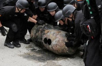 Rusiya sərhədində 250 kiloqramlıq bomba tapıldı