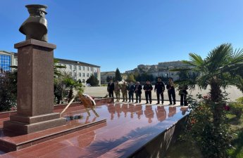 Mülki müdafiə qoşunlarında Zəfər Gününə həsr olunmuş konfrans keçirilib - FOTO