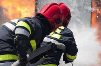 Daşkəsəndə kitabxanada yanğın olub