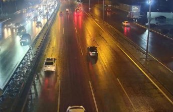 Bu yolda sürət həddi endirildi