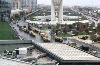 Zəfər paradına hazırlıqdan görüntülər yayıldı - FOTO