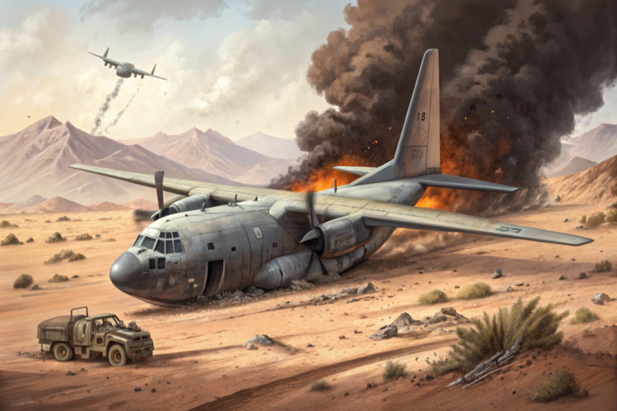 Hərbi-nəqliyyat təyyarəsi qəzaya uğrayıb