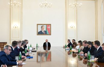 Prezident İlham Əliyev NATO nümayəndə heyətini qəbul etdi - FOTOLAR