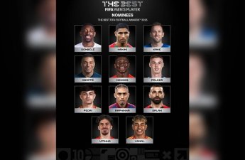 FIFA ilin ən yaxşı futbolçusu mükafatına namizədlərin siyahısını açıqladı