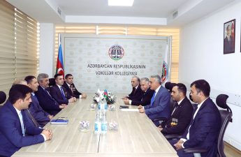 Anar Bağırov Vətən müharibəsi iştirakçısı olan vəkillərlə görüşdü - FOTO