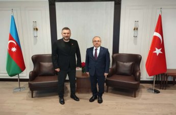 Türkiyə səfiri Ertem Şenerlə görüşüb - FOTO