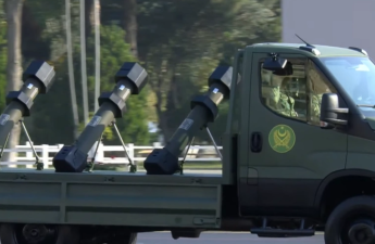 Bakıdakı hərbi paradda 