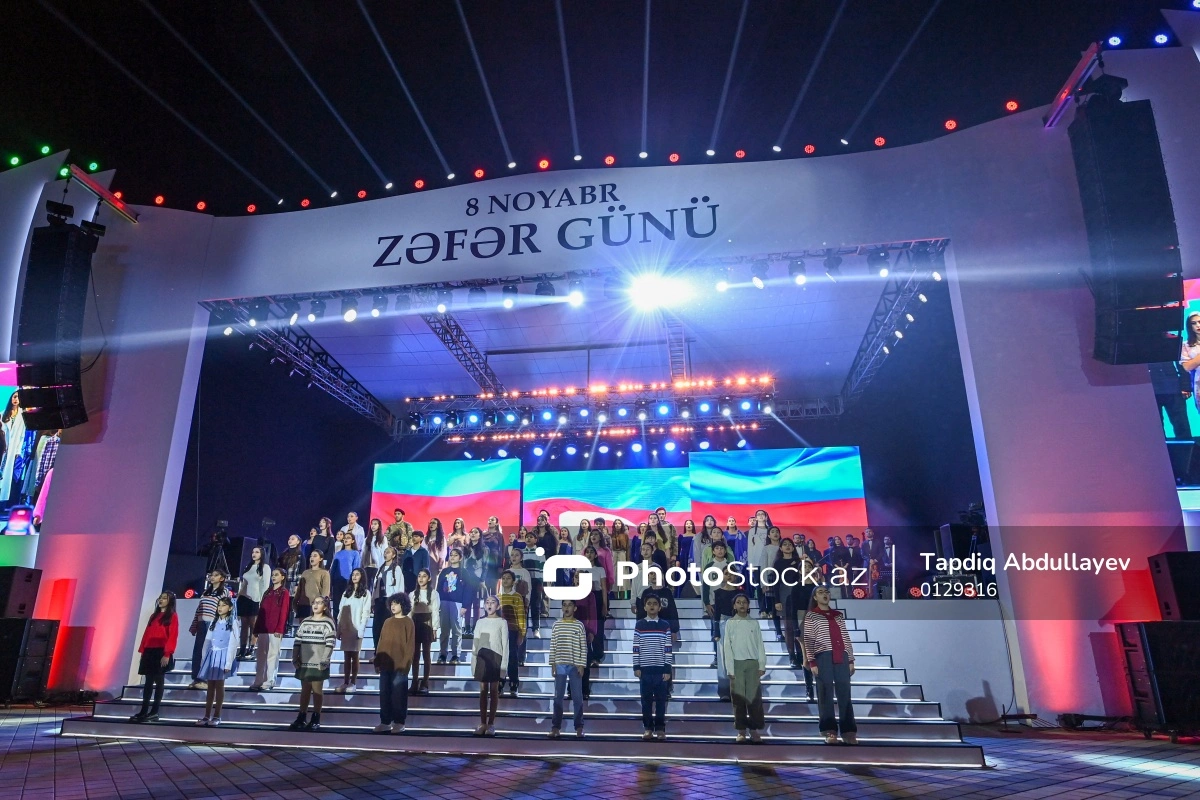 Bakıda Zəfər Günü ilə bağlı konsert və atəşfəşanlıq keçirilib