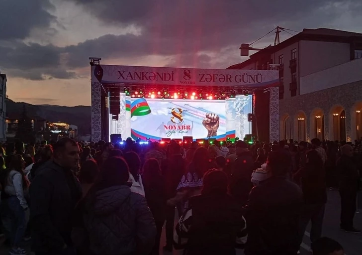 В Ханкенди состоялся концерт в честь пятой годовщины Победы-ФОТО