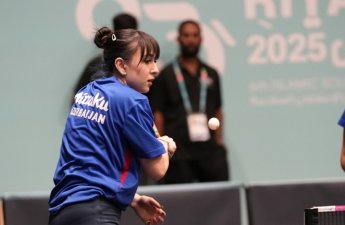 Stolüstü tennis yığmamız İslamiadada 1/4 finala vəsiqə qazandı