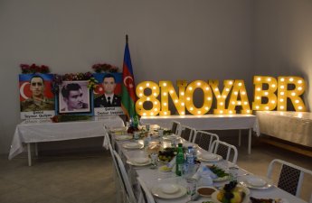 Novxanıda Zəfər Günü münasibətilə bayram süfrəsi təşkil edilib