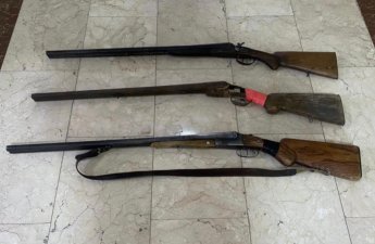 Polis qanunsuz saxlanılan tüfənglər aşkarladı