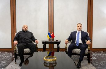 Hakan Fidan Ankarada Rustem Umerovla görüşüb