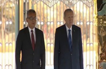 Ərdoğan Şimali Kipr Prezidenti ilə görüşüb