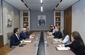 Ceyhun Bayramov Asiya Ombudsmanlar Assosiasiyasının prezidenti ilə görüşüb - FOTO