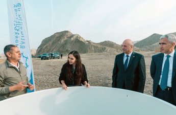 Leyla Əliyeva Mingəçevirdə ekoloji aksiyalarda iştirak edib - FOTOLAR