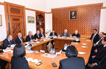 Konstitusiya Məhkəməsində beynəlxalq konfransın iştirakçıları ilə görüş keçirildi