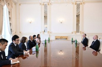 Prezident İlham Əliyev Asiya İnkişaf Bankının nümayəndə heyətini qəbul edib - FOTOLAR