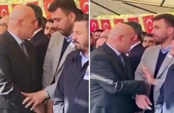 Şəhid dəfnində mübahisələri gündəm oldu - VİDEO