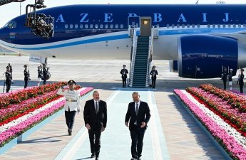 İlham Əliyev Özbəkistanda səfərdədir - FOTOLAR