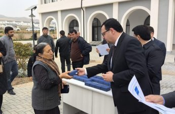 Növbəti köç karvanı Xıdırlı kəndinə çatdı, açarlar təqdim edildi - FOTOLAR