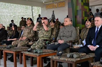 Vüqar Mustafayev Pakistanda hərbi təlimi izləyib - FOTO